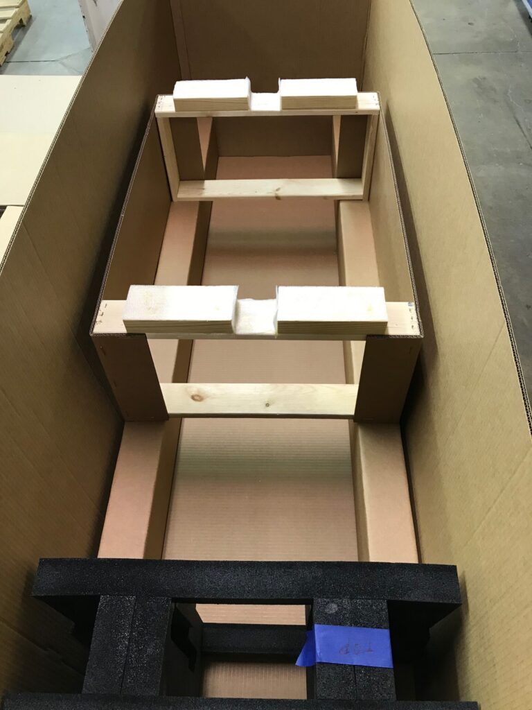 Wood and paper packaging solution being built